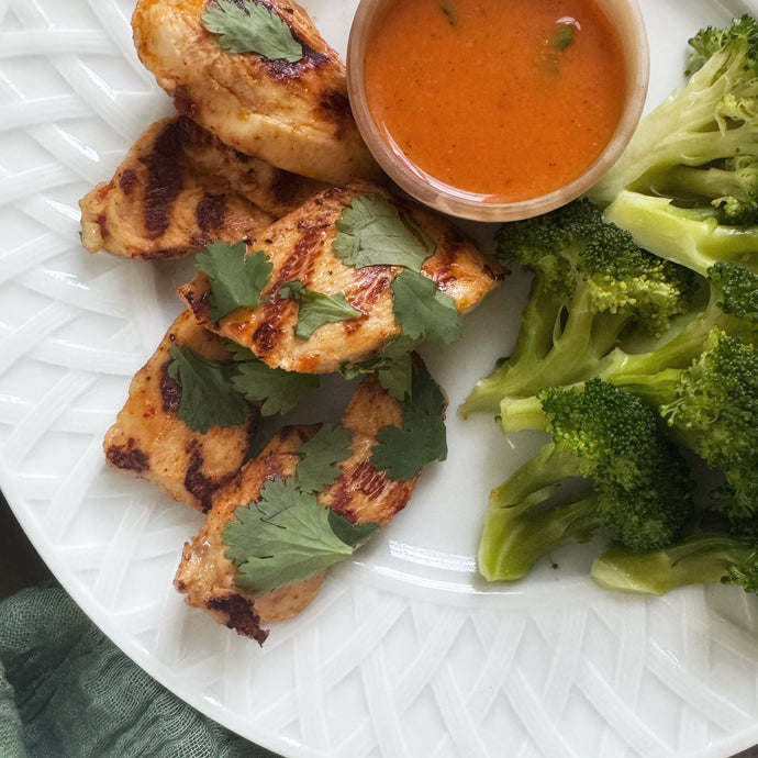 Spicy Lime and Coconut Milk Marinated Chicken