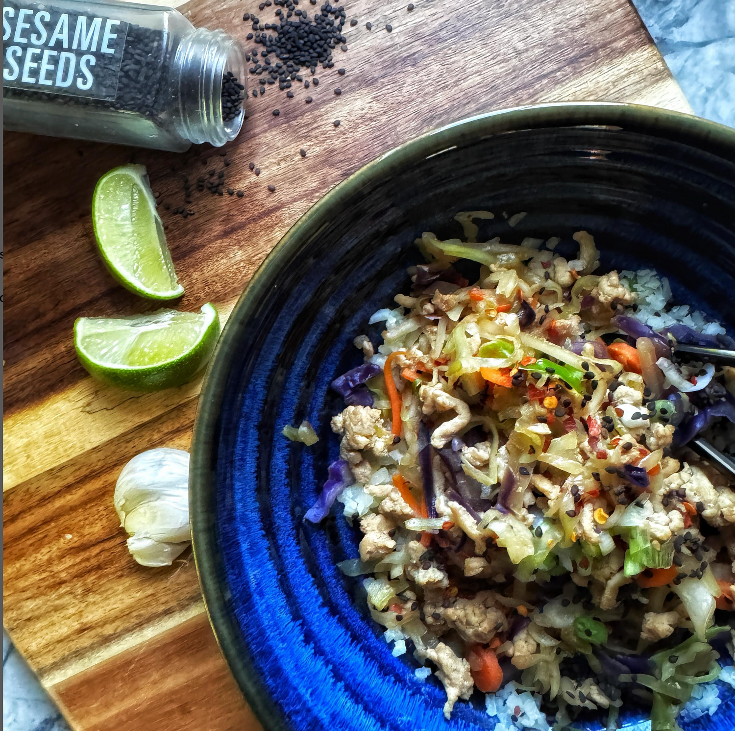 Easy Paleo Egg Roll in a Bowl