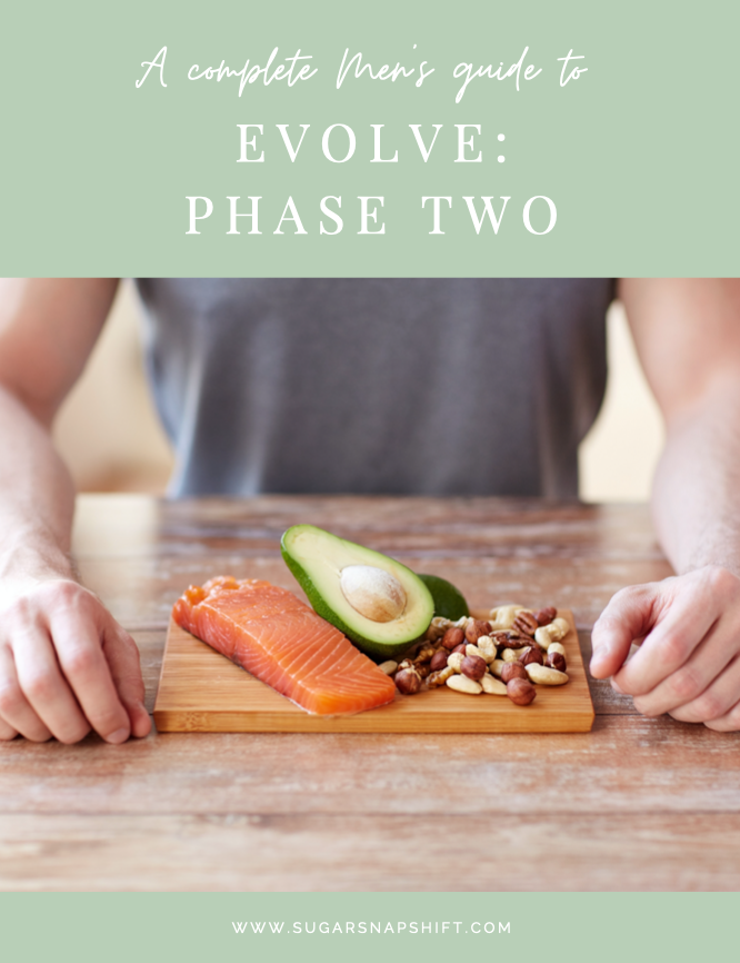 image of mens EVOLVE booklet weight loss accountability coaching program
